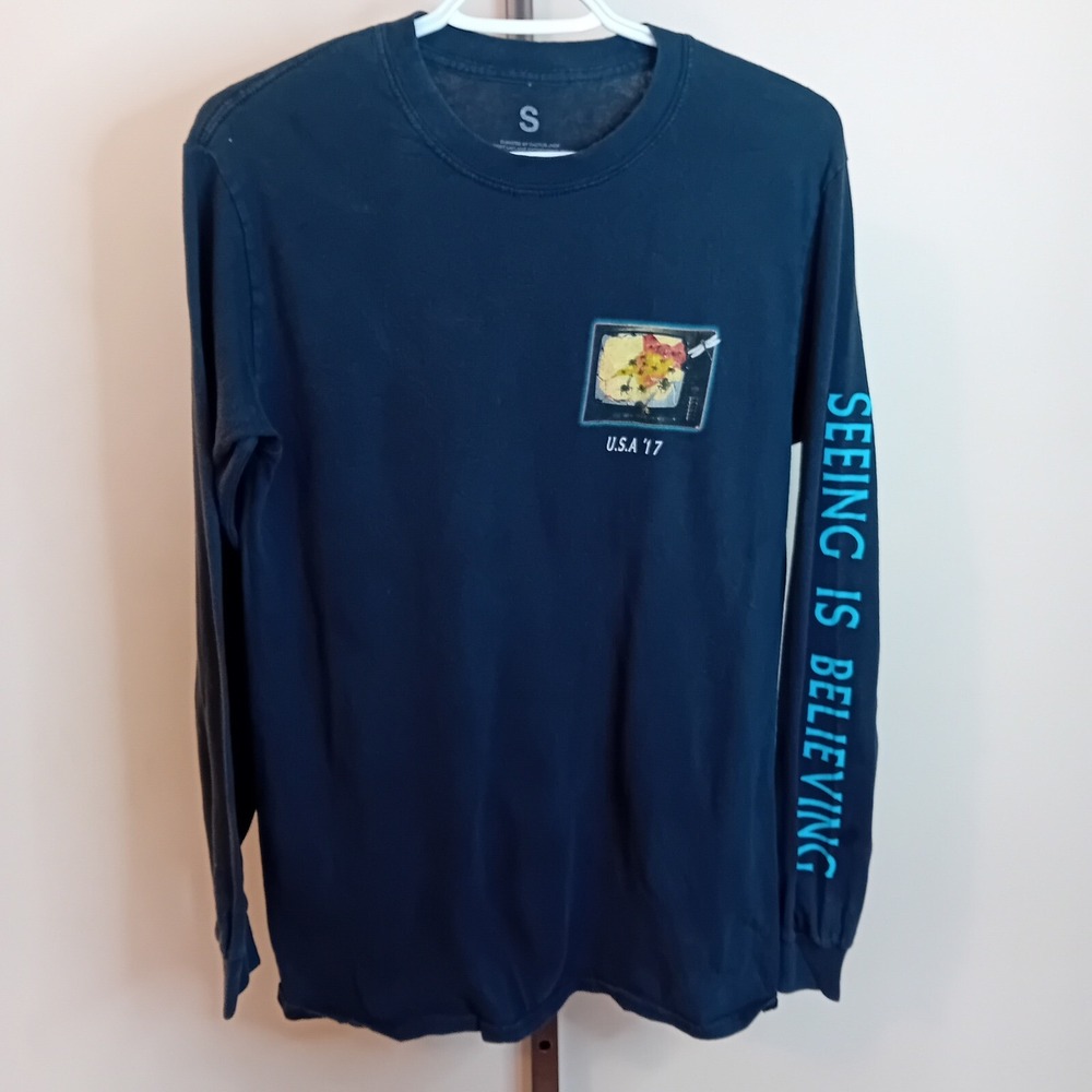 '17 Travis Scott Seeing Is Believing Tour Long Sleeve Graphic Tee Cactus Jack S - Picture 13 of 16
